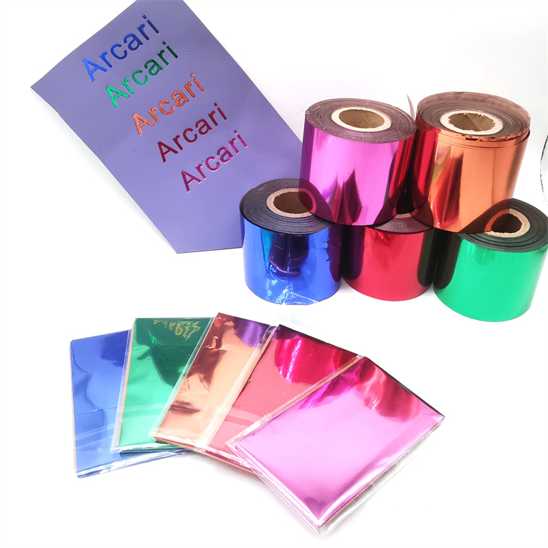 Leatherwork Embossing - 5color Hot Foil Paper Hot Stamping