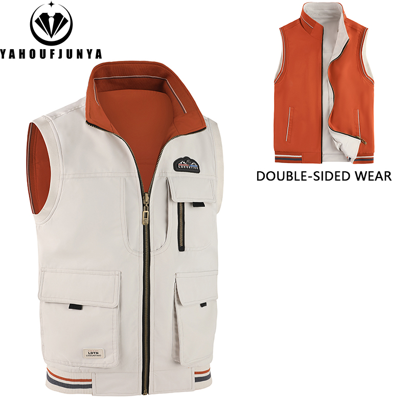 Leather Work Vest - 2026 Spring Summer Men Thin Tool