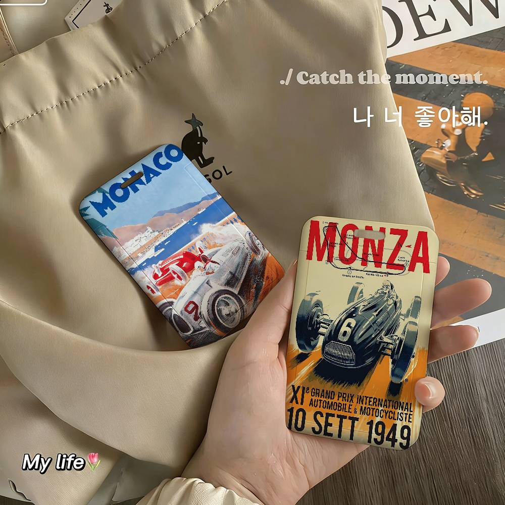 Vintage Car Racing Monaco 1Set - Leather Work For Car ulasan dan harga