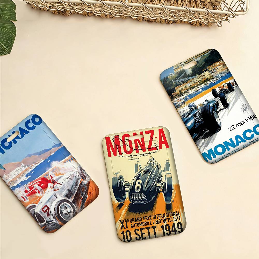 Vintage Car Racing Monaco 1Set - Leather Work For Car ulasan dan harga