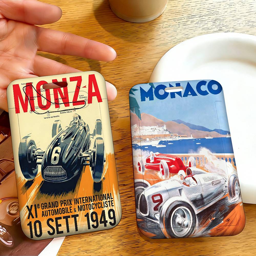 Vintage Car Racing Monaco 1Set - Leather Work For Car ulasan dan harga
