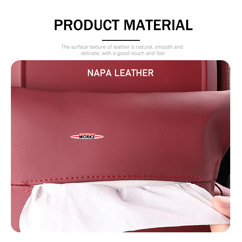 For MINI Car Paper Towel Box S - Leather Work For Car ulasan dan harga