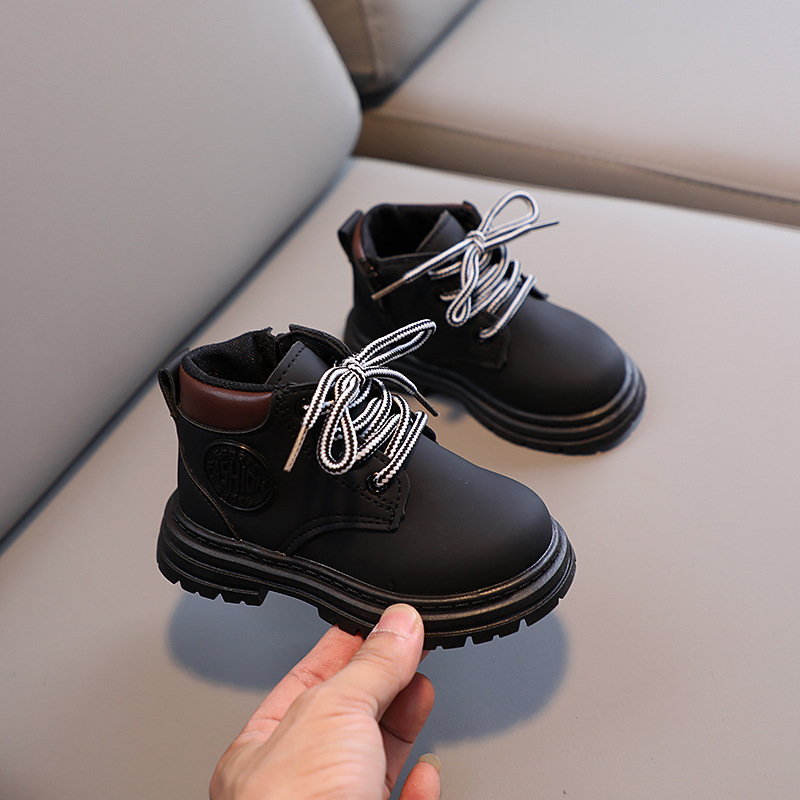 Autumn Winter Children Non-sli - Leather Work For Kids ulasan dan harga