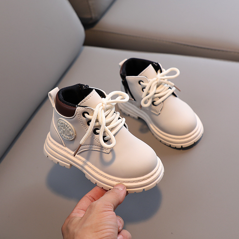 Autumn Winter Children Non-sli - Leather Work For Kids ulasan dan harga