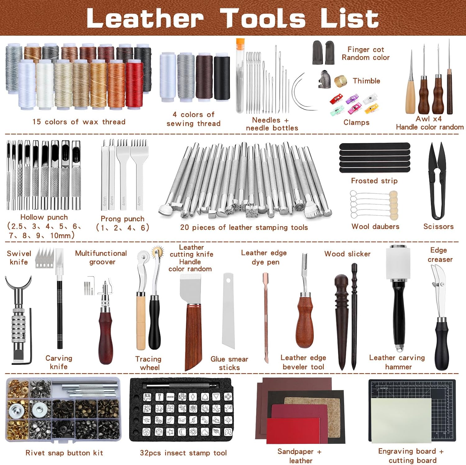 Leather Tooling Kit Leather Cr - Leatherwork Craft ulasan dan harga