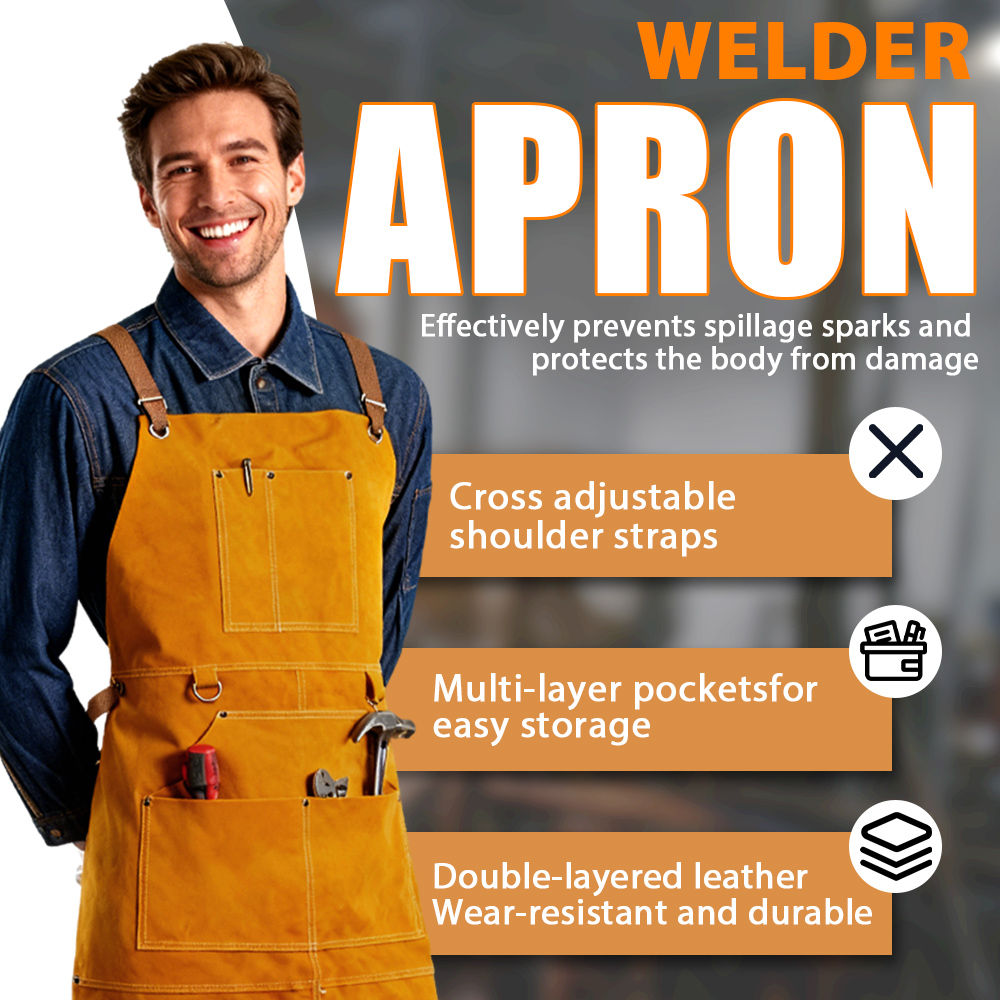 Oxhide Leather Welding Apron C - Leather Work For Car ulasan dan harga