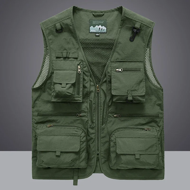 Summer Men Unloading  Vest Coa - Leather Work Vest ulasan dan harga