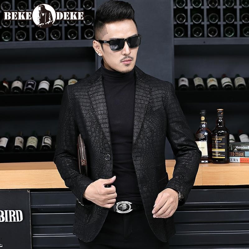 Autumn Business Men Sheepskin  - Leather Work Jacket Mens ulasan dan harga
