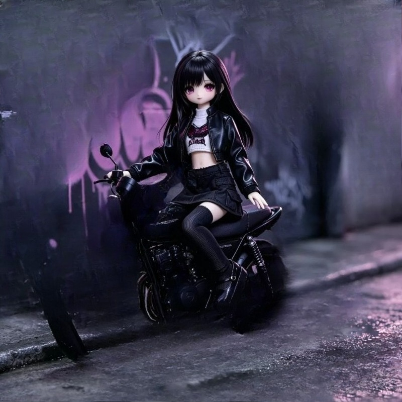 1/12 Scale BJD Sweet Cool Outf - Leatherwork Products ulasan dan harga