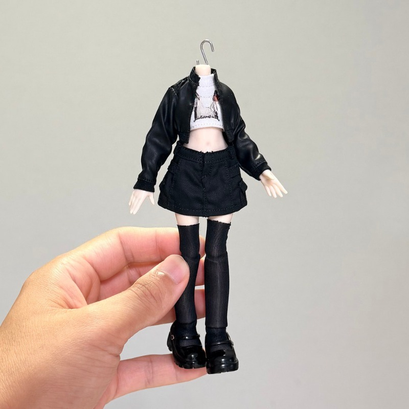1/12 Scale BJD Sweet Cool Outf - Leatherwork Products ulasan dan harga