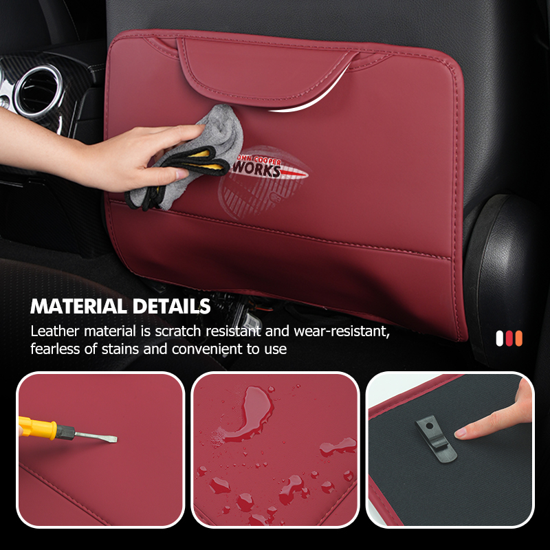 Leather Car Back Seat Protecto - Leather Work For Car ulasan dan harga