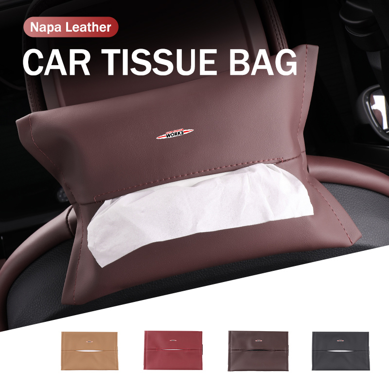 Leather Car Tissue Box Paper S - Leather Work For Car ulasan dan harga