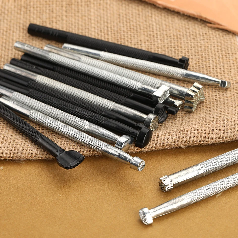 6/20pcs Metal Leather Working  - Leatherwork Craft ulasan dan harga