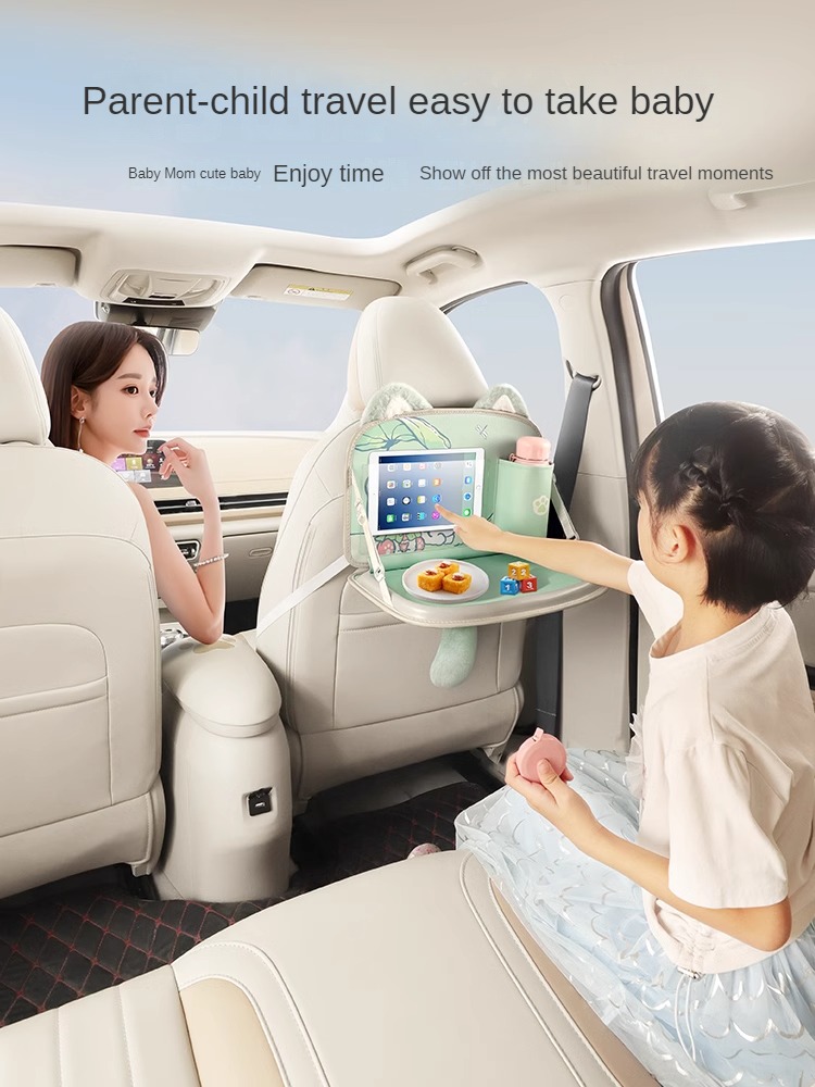 Car Back Seat Fokdable Table B - Leather Work For Car ulasan dan harga
