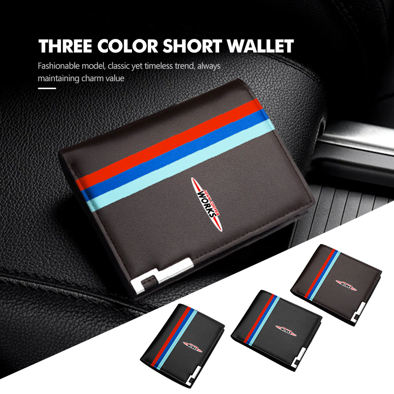 Car Men's Leather Wallet Multi - Leather Work For Car ulasan dan harga