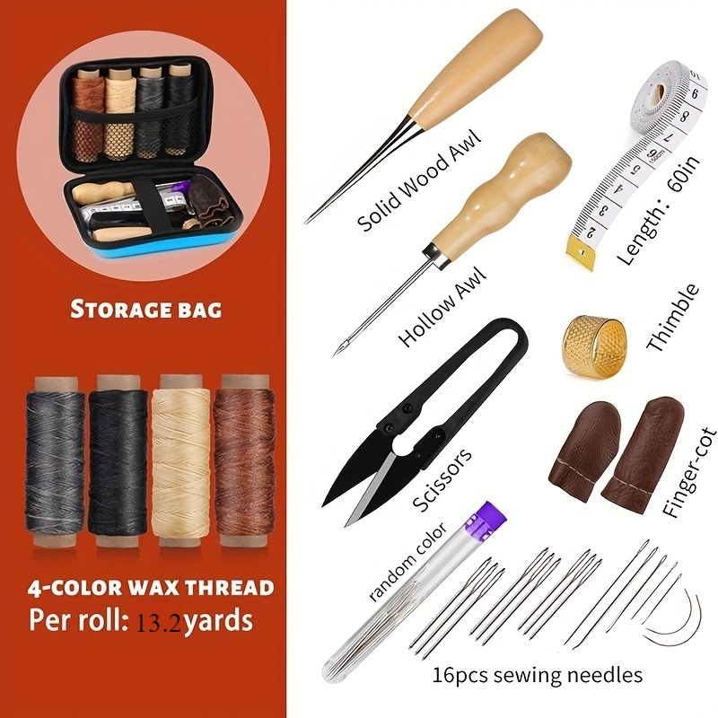 Leather Sewing Kit, Leather Re - Leatherwork Craft ulasan dan harga
