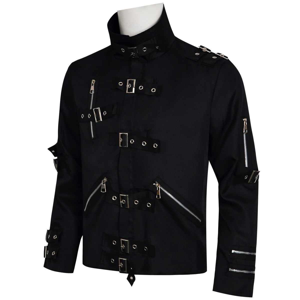 Punk Heavy Metal V8 Leather Ja - Leather Work Vest ulasan dan harga