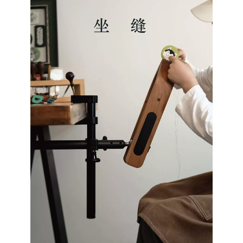 Wood Leather Sewing Clamp Stan - Leatherwork Craft ulasan dan harga