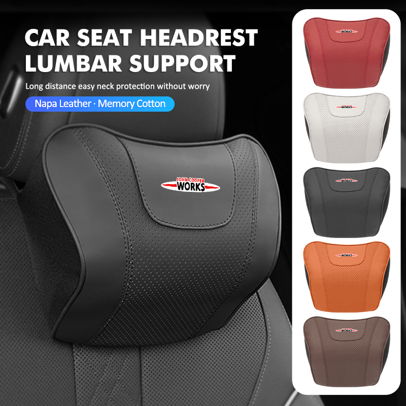 For MINI Car Headrest Lumbar S - Leather Work For Car ulasan dan harga