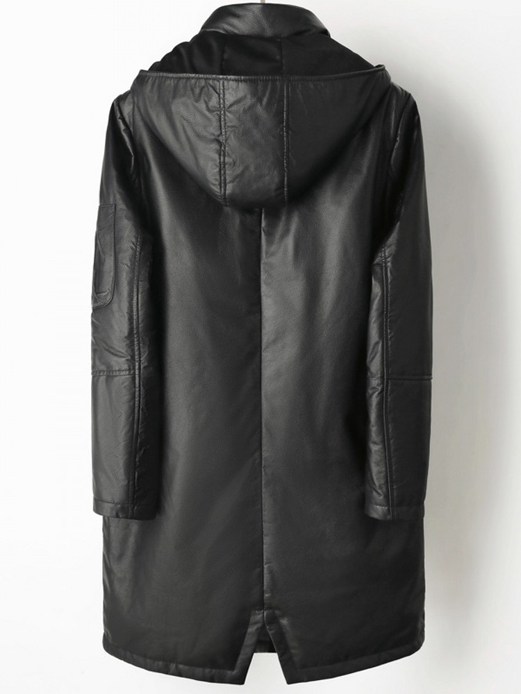 Winter Men Warm Cowhide Genuin - Leather Work Jacket Mens ulasan dan harga