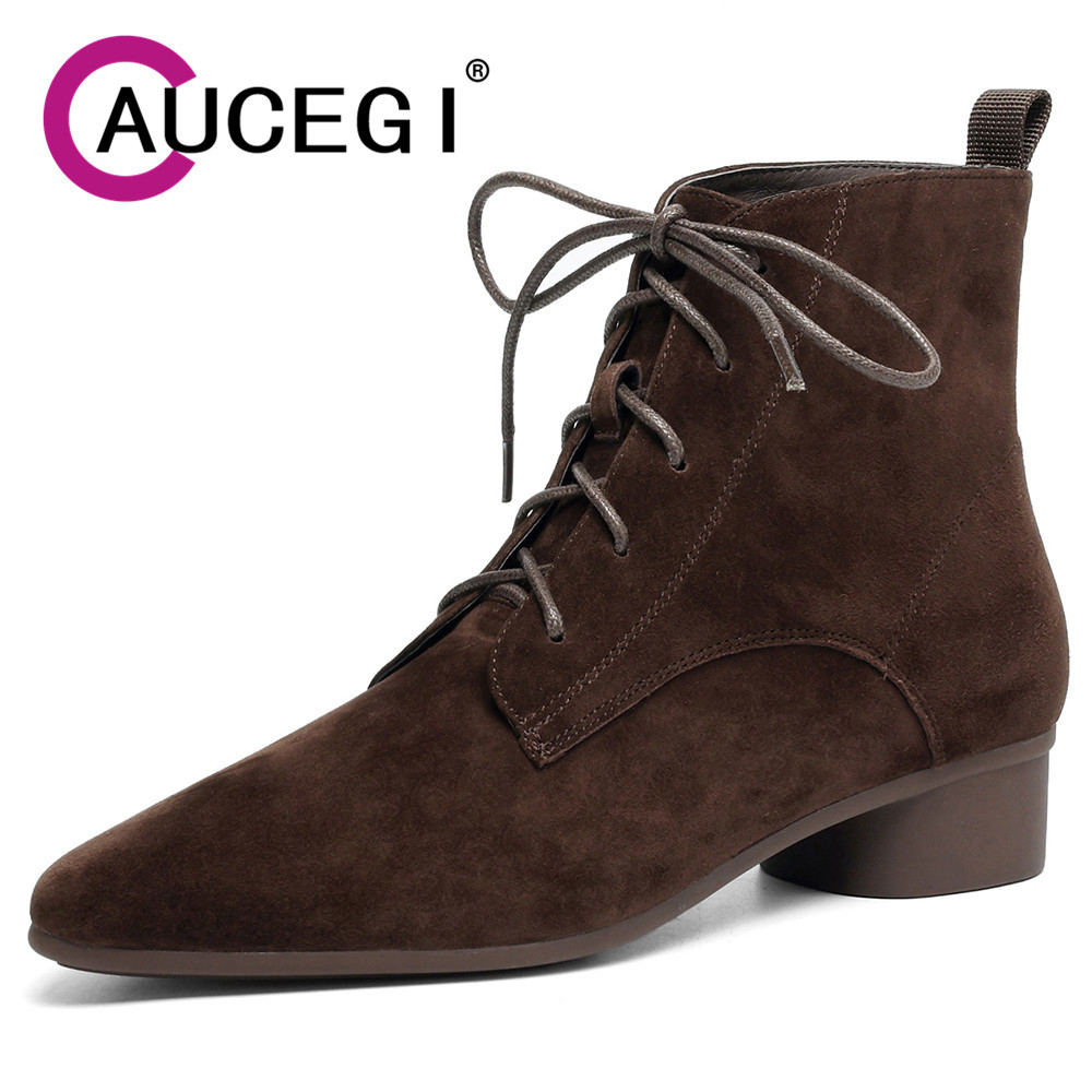 Aucegi Women Kid Suede Simple  - Leather Work For Kids ulasan dan harga