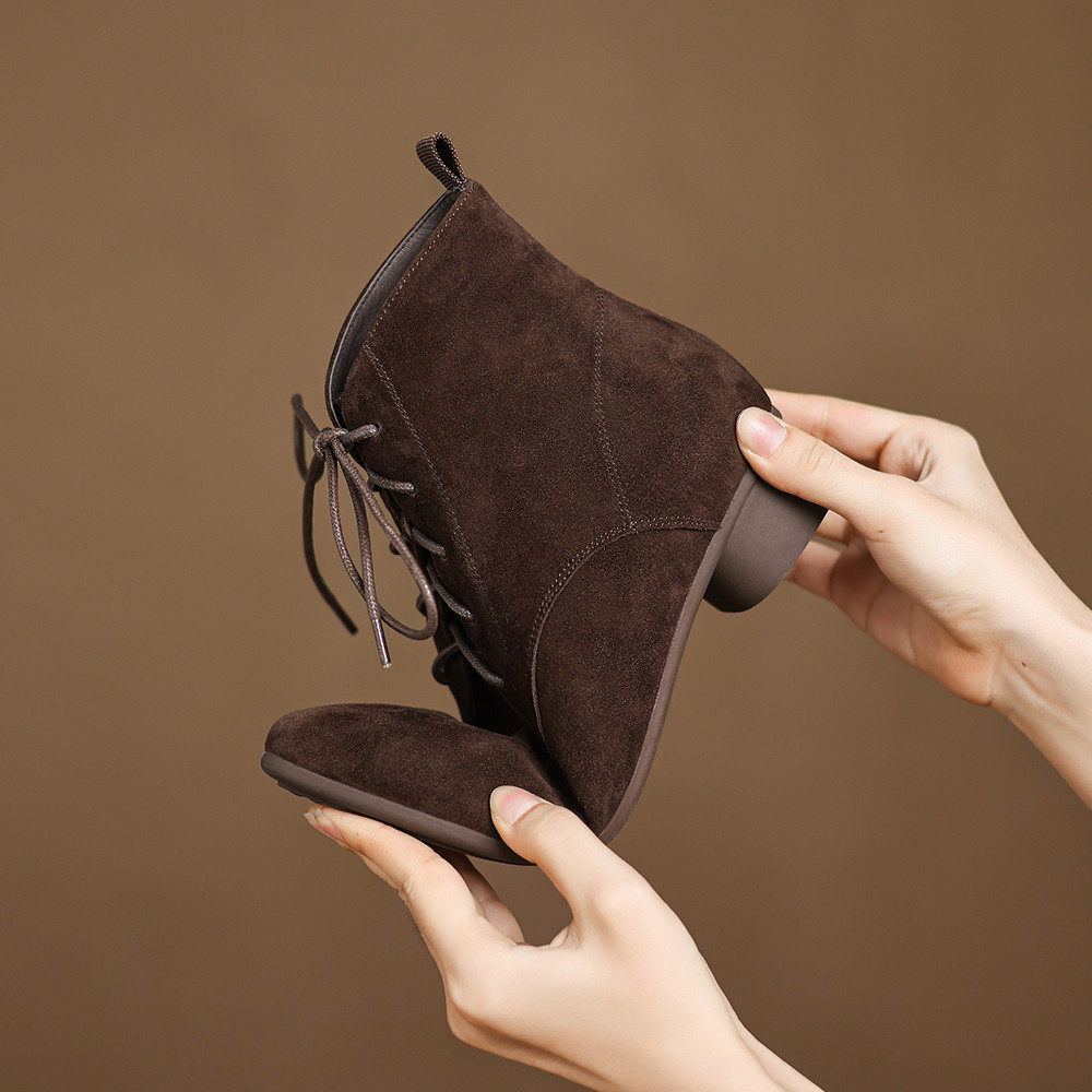 Aucegi Women Kid Suede Simple  - Leather Work For Kids ulasan dan harga