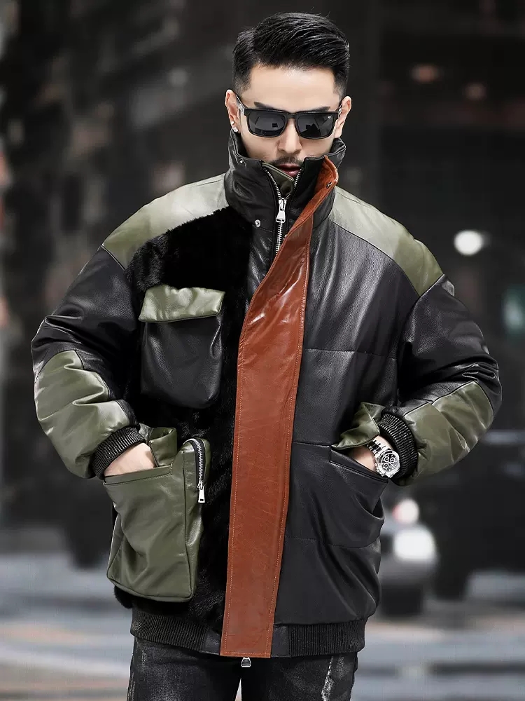 Big Pockets Work Down Jacket M - Leather Work Jacket Mens ulasan dan harga