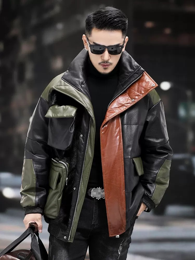 Big Pockets Work Down Jacket M - Leather Work Jacket Mens ulasan dan harga