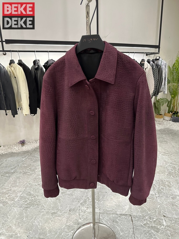 Autumn Outwear Men Business Wo - Leather Work Jacket Mens ulasan dan harga