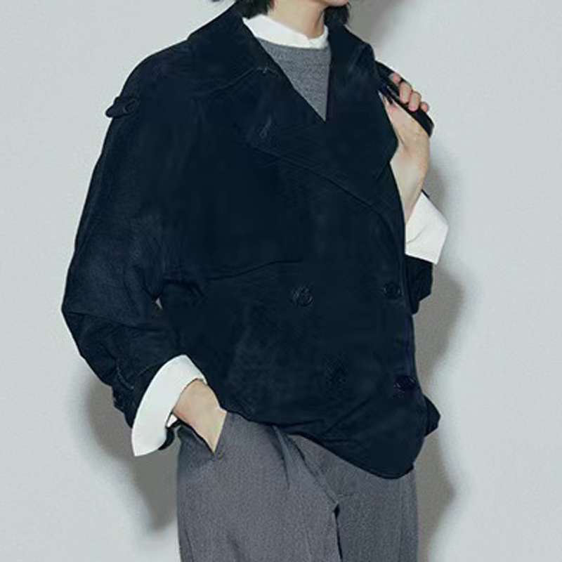 Real Suede Jacket Autumn Women - Leather Work For Kids ulasan dan harga